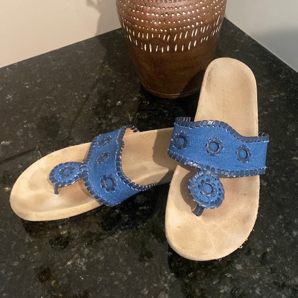 Jack Rogers Shoes - Denim Jack Rogers Sandals
